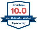 Avvo Rating for Marc Christopher Lenahan: 10.0